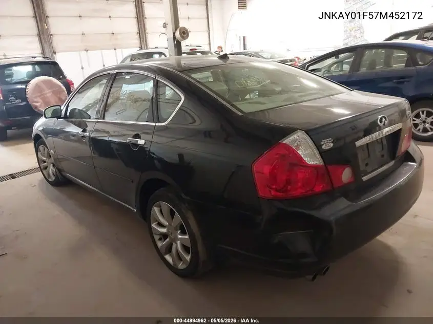 2007 Infiniti M35X VIN: JNKAY01F57M452172 Lot: 44994962