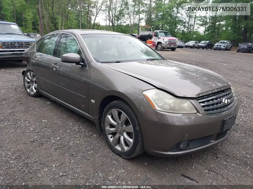 2007 Infiniti M35 VIN: JNKAY01E57M306331 Lot: 45058122
