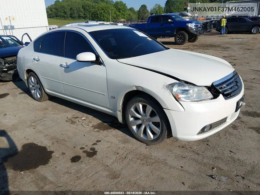 2007 Infiniti M35X VIN: JNKAY01F37M462005 Lot: 45088583