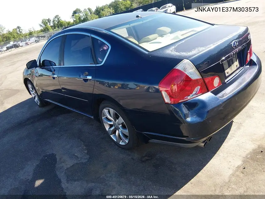 2007 Infiniti M35 VIN: JNKAY01E37M303573 Lot: 45120679