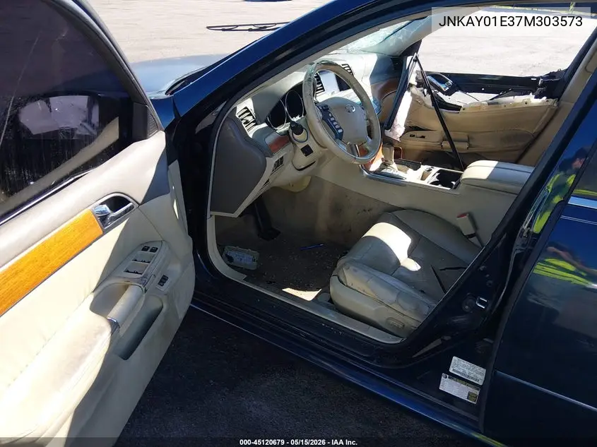 2007 Infiniti M35 VIN: JNKAY01E37M303573 Lot: 45120679