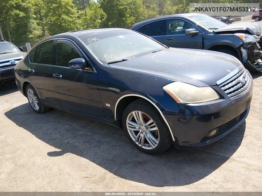 2007 Infiniti M35X VIN: JNKAY01F07M453312 Lot: 45136350