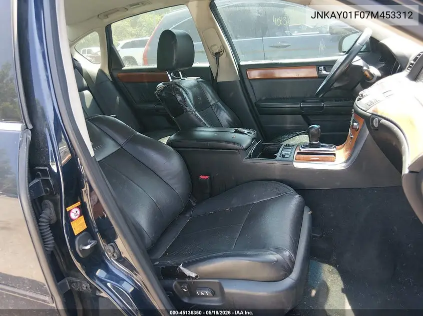 2007 Infiniti M35X VIN: JNKAY01F07M453312 Lot: 45136350
