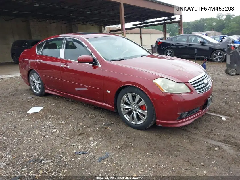 2007 Infiniti M35X VIN: JNKAY01F67M453203 Lot: 45447091