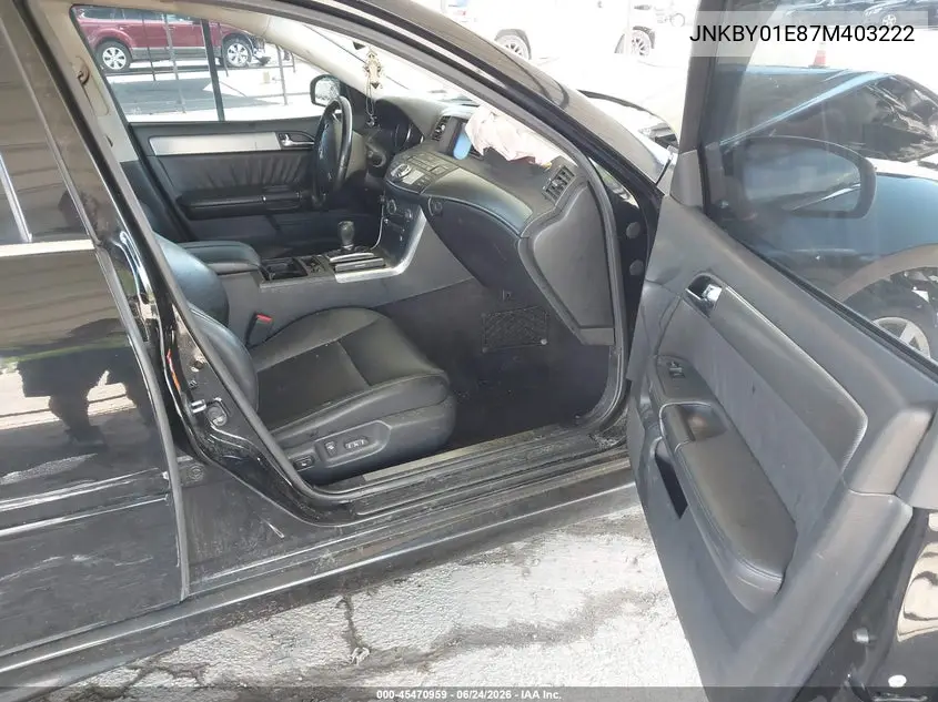 2007 Infiniti M45 Sport VIN: JNKBY01E87M403222 Lot: 45470959