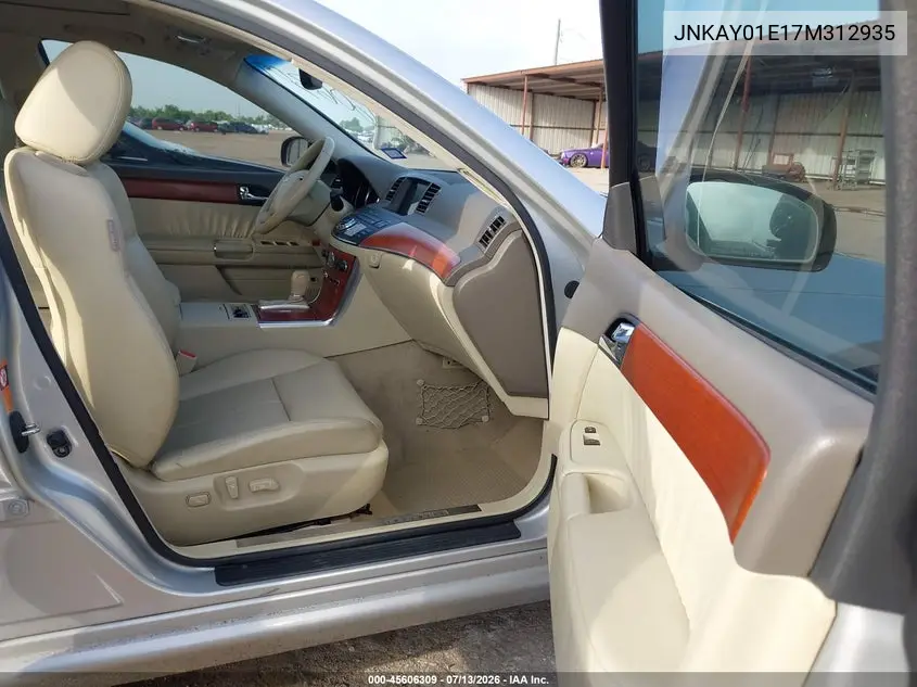 2007 Infiniti M35 VIN: JNKAY01E17M312935 Lot: 45606309