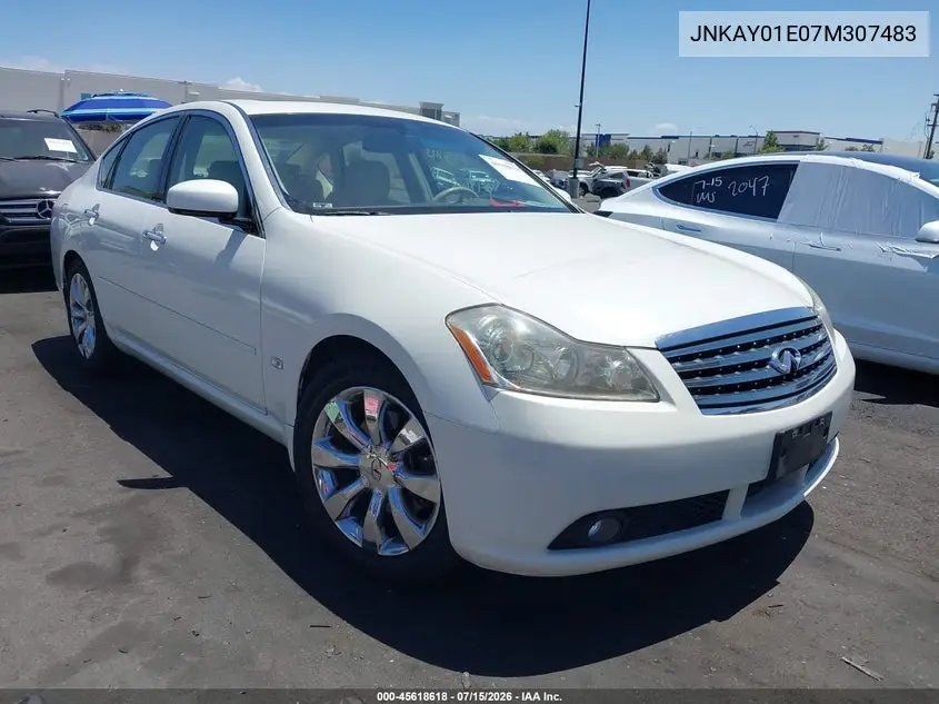 2007 Infiniti M35 VIN: JNKAY01E07M307483 Lot: 45618618
