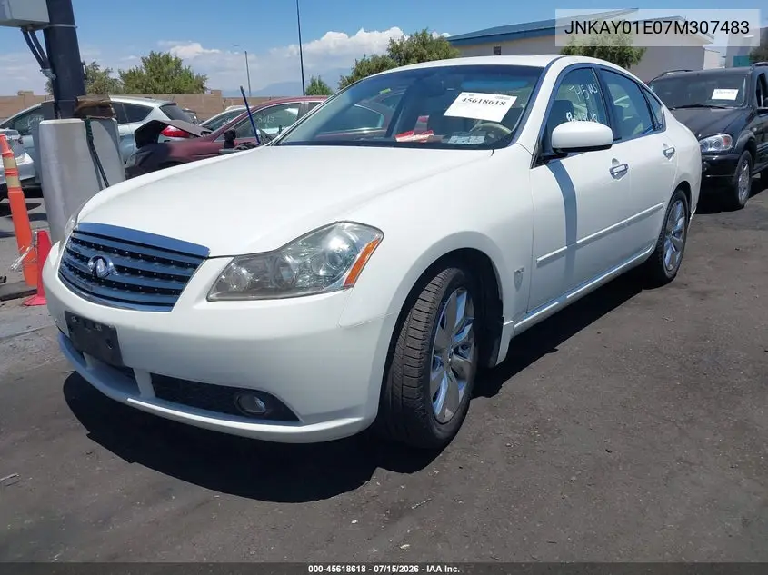 2007 Infiniti M35 VIN: JNKAY01E07M307483 Lot: 45618618