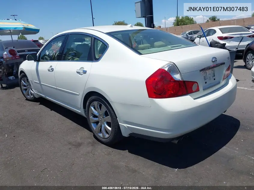 2007 Infiniti M35 VIN: JNKAY01E07M307483 Lot: 45618618