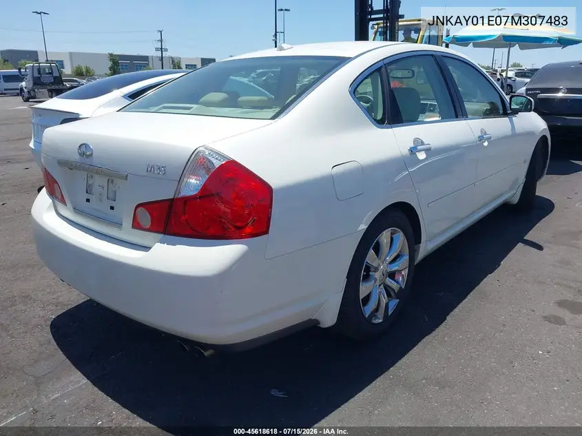 2007 Infiniti M35 VIN: JNKAY01E07M307483 Lot: 45618618
