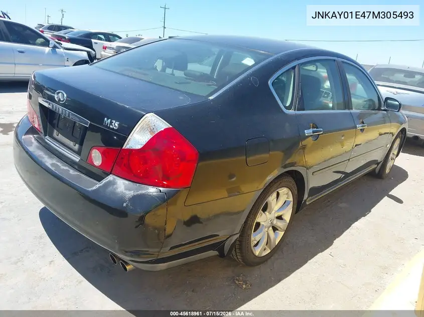 2007 Infiniti M35 VIN: JNKAY01E47M305493 Lot: 45618961