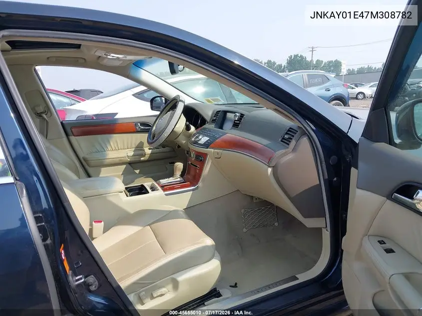 2007 Infiniti M35 VIN: JNKAY01E47M308782 Lot: 45655010