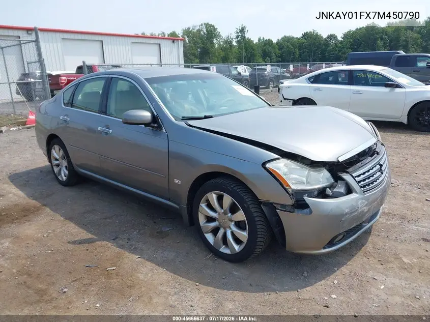 2007 Infiniti M35X VIN: JNKAY01FX7M450790 Lot: 45666637