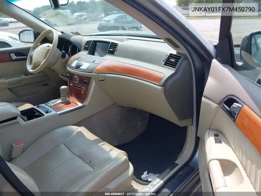 2007 Infiniti M35X VIN: JNKAY01FX7M450790 Lot: 45666637