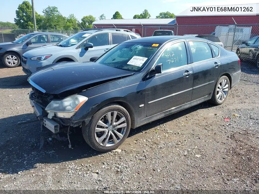 2008 Infiniti M35 VIN: JNKAY01E68M601262 Lot: 45327271