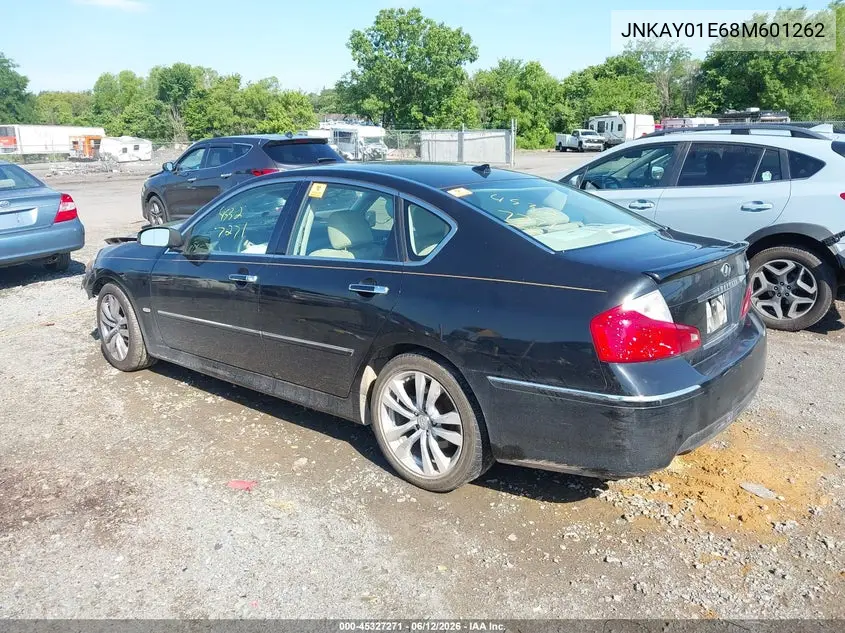 2008 Infiniti M35 VIN: JNKAY01E68M601262 Lot: 45327271