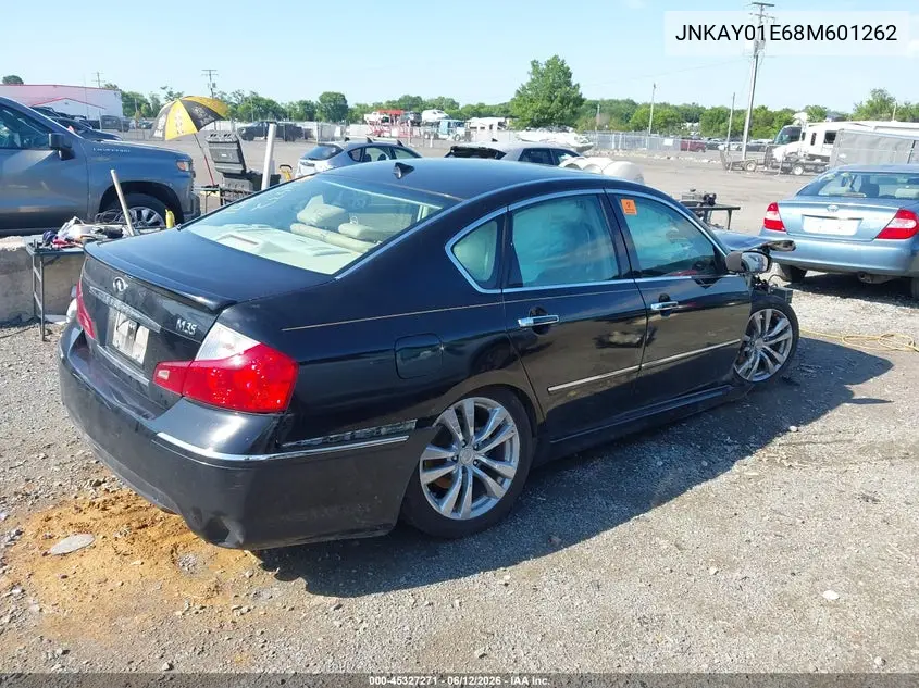 2008 Infiniti M35 VIN: JNKAY01E68M601262 Lot: 45327271