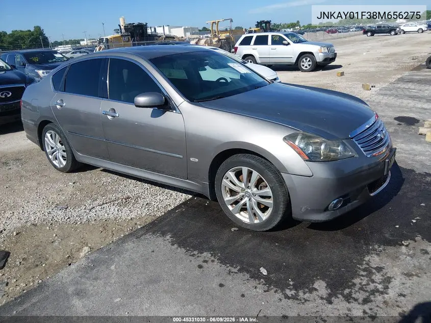 2008 Infiniti M35X VIN: JNKAY01F38M656275 Lot: 45331030