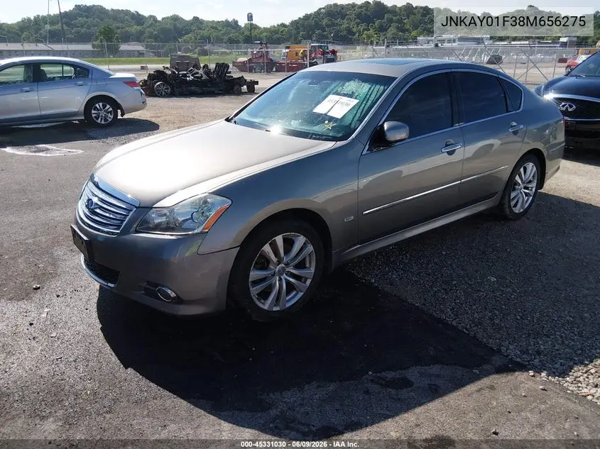 2008 Infiniti M35X VIN: JNKAY01F38M656275 Lot: 45331030