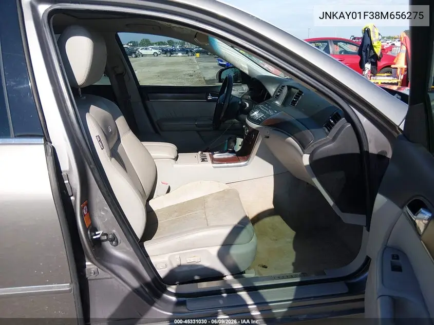 2008 Infiniti M35X VIN: JNKAY01F38M656275 Lot: 45331030