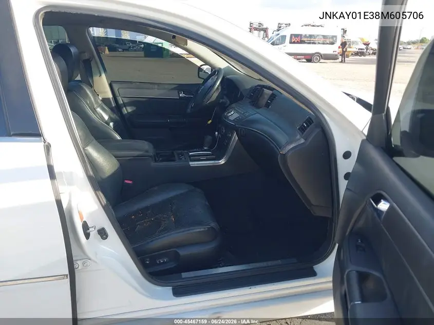 2008 Infiniti M35 VIN: JNKAY01E38M605706 Lot: 45467159