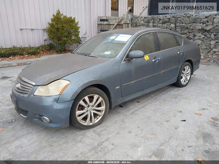 JNKAY01F98M651629 2008 Infiniti M35X