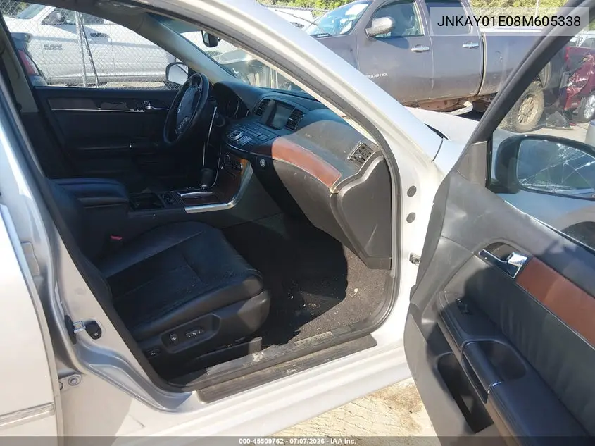 2008 Infiniti M35 VIN: JNKAY01E08M605338 Lot: 45509762