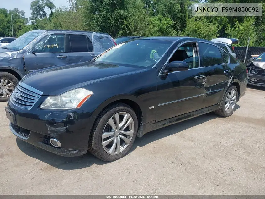 2009 Infiniti M35X VIN: JNKCY01F99M850092 Lot: 45412554