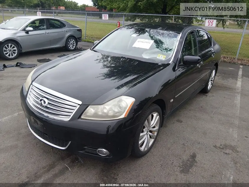 2009 Infiniti M35X VIN: JNKCY01F99M850612 Lot: 45563954