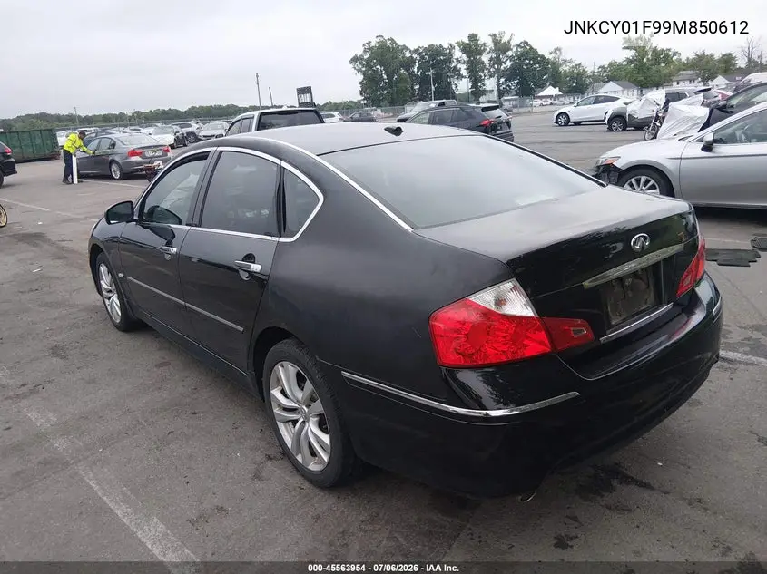 2009 Infiniti M35X VIN: JNKCY01F99M850612 Lot: 45563954
