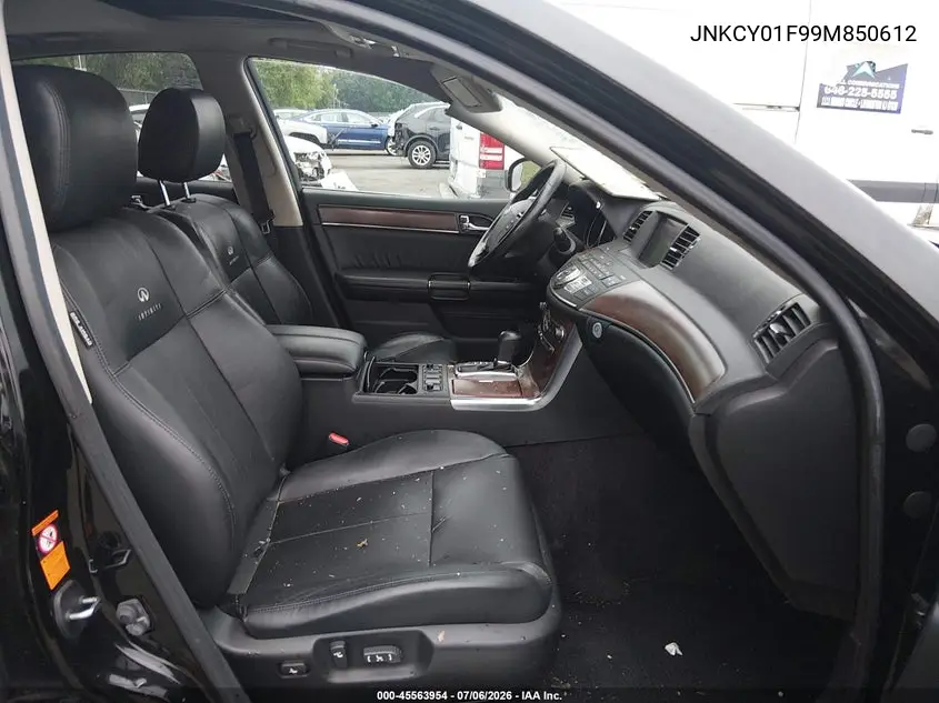 2009 Infiniti M35X VIN: JNKCY01F99M850612 Lot: 45563954