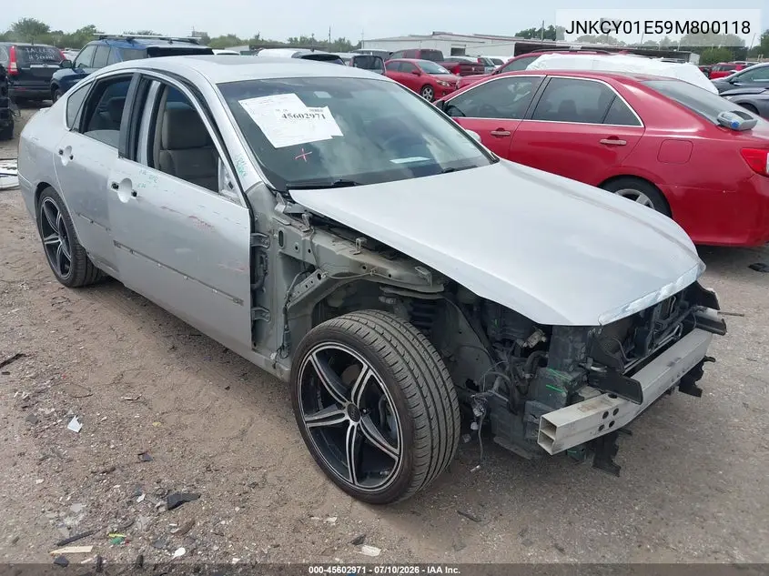 2009 Infiniti M35 VIN: JNKCY01E59M800118 Lot: 45602971