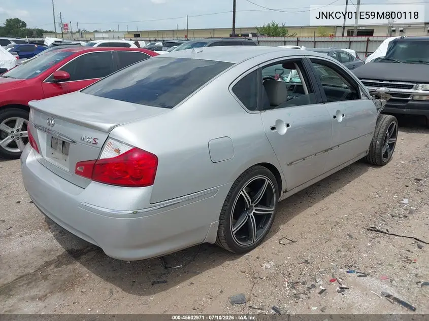 2009 Infiniti M35 VIN: JNKCY01E59M800118 Lot: 45602971