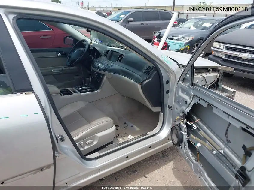 2009 Infiniti M35 VIN: JNKCY01E59M800118 Lot: 45602971