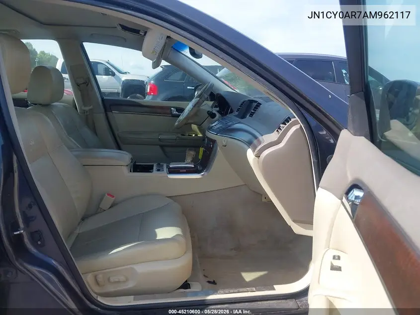 2010 Infiniti M35X VIN: JN1CY0AR7AM962117 Lot: 45210600