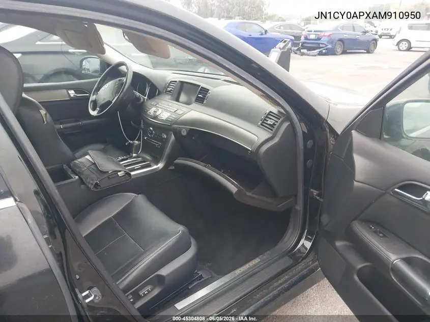 2010 Infiniti M35 VIN: JN1CY0APXAM910950 Lot: 45304808