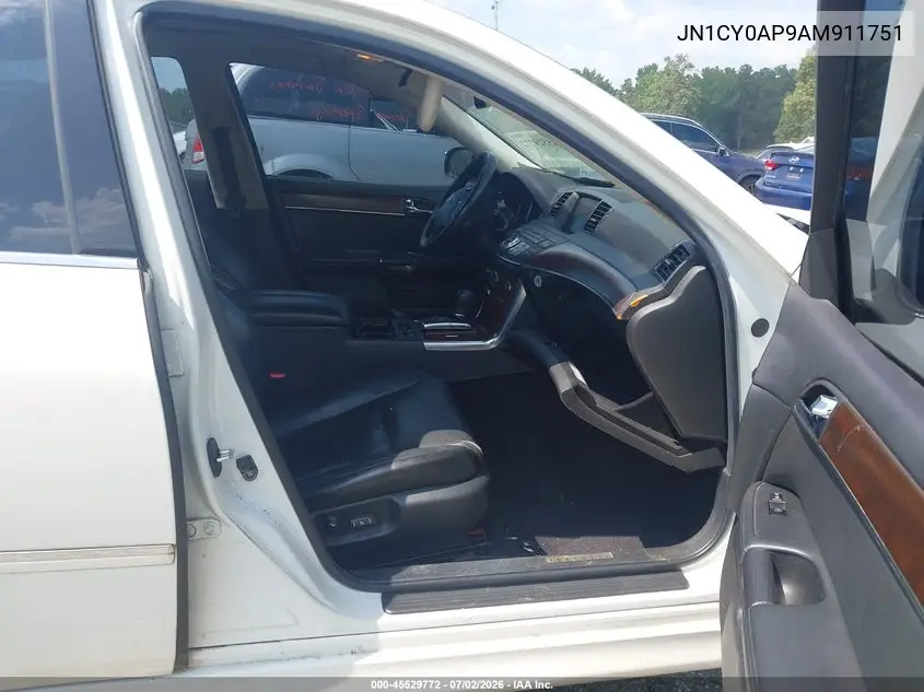 2010 Infiniti M35 VIN: JN1CY0AP9AM911751 Lot: 45529772