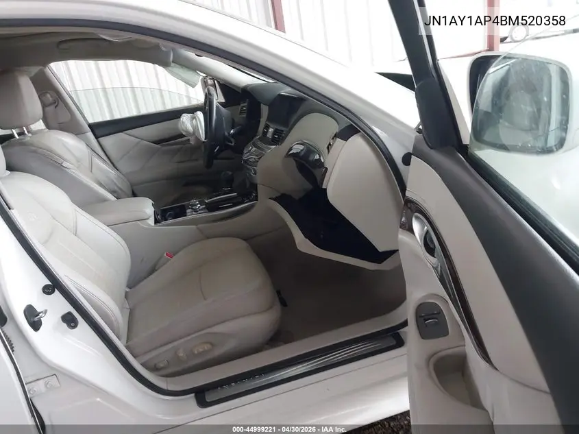 2011 Infiniti M56 VIN: JN1AY1AP4BM520358 Lot: 44999221