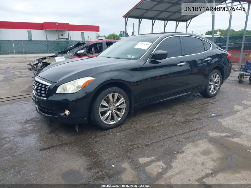 2011 Infiniti M37X VIN: JN1BY1AR4BM376445 Lot: 45054967