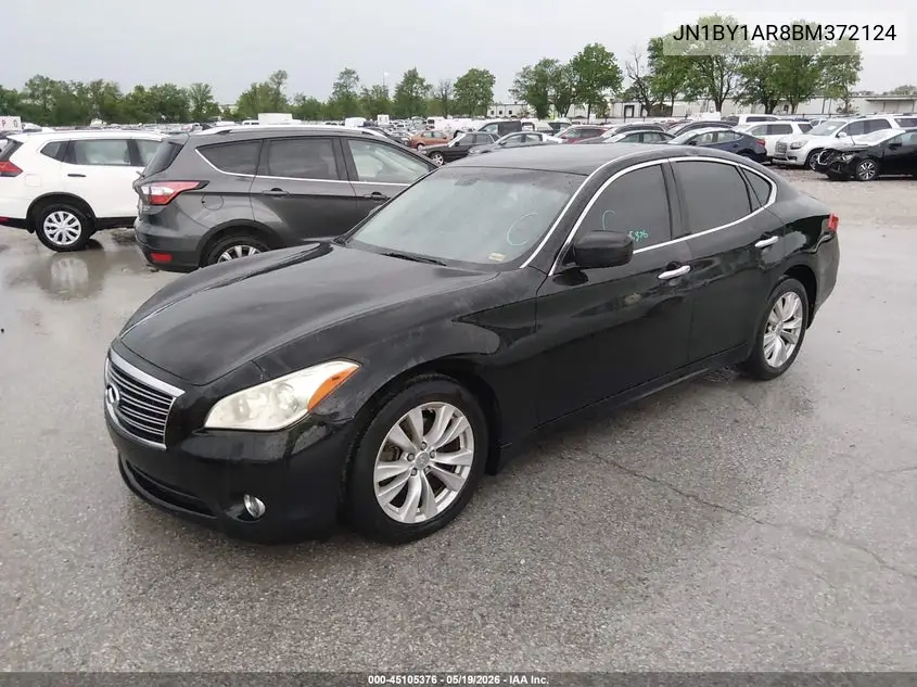 2011 Infiniti M37X VIN: JN1BY1AR8BM372124 Lot: 45105376