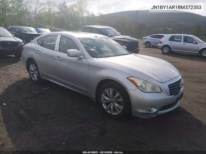 2011 Infiniti M37X VIN: JN1BY1AR1BM372353 Lot: 45105821