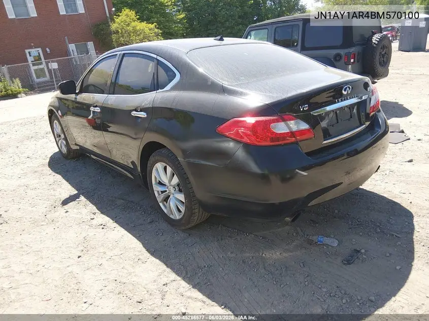 2011 Infiniti M56X VIN: JN1AY1AR4BM570100 Lot: 45286577