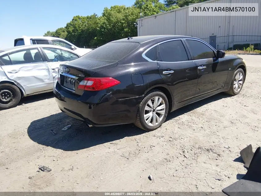 2011 Infiniti M56X VIN: JN1AY1AR4BM570100 Lot: 45286577