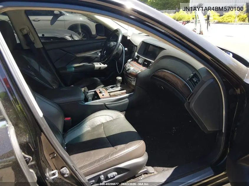 2011 Infiniti M56X VIN: JN1AY1AR4BM570100 Lot: 45286577