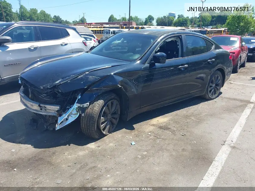 2011 Infiniti M37X VIN: JN1BY1AR9BM376571 Lot: 45287126