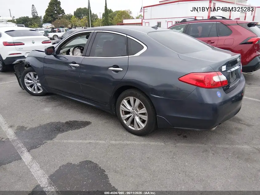 2011 Infiniti M37 VIN: JN1BY1AP4BM325283 Lot: 45367065