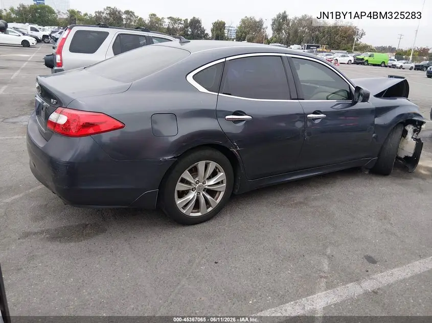 2011 Infiniti M37 VIN: JN1BY1AP4BM325283 Lot: 45367065