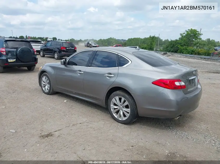 2011 Infiniti M56X VIN: JN1AY1AR2BM570161 Lot: 45410619