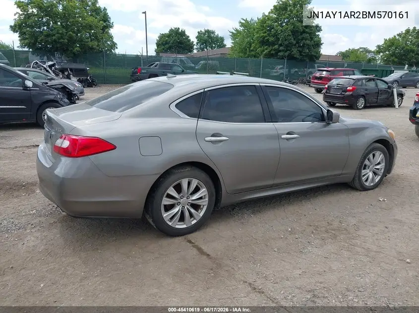 2011 Infiniti M56X VIN: JN1AY1AR2BM570161 Lot: 45410619