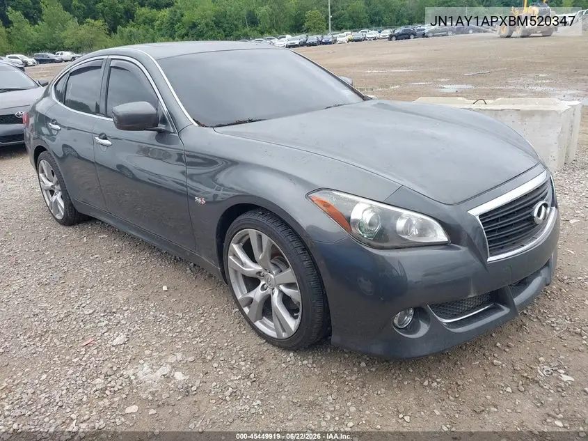 2011 Infiniti M56 VIN: JN1AY1APXBM520347 Lot: 45449919
